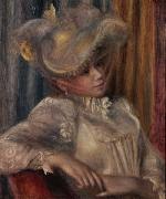 Woman with a Hat Pierre Auguste Renoir